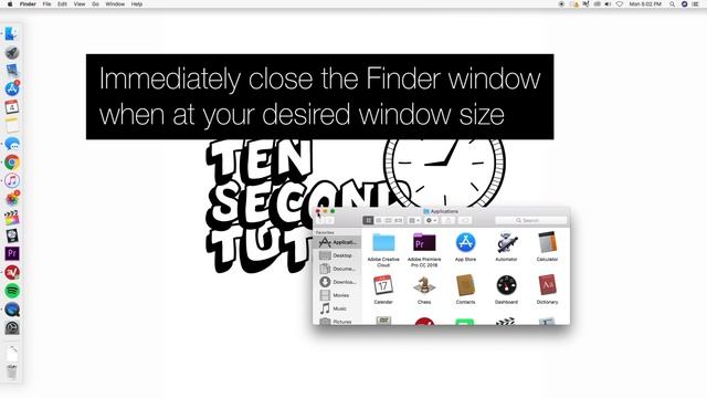 How to Adjust Size of 'Finder' Window (Mac) смотреть онлайн