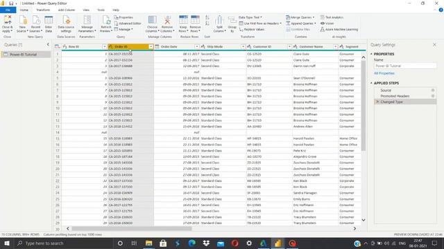 Simple Data Pre-processing using Power-BI Query Editor! смотреть онлайн