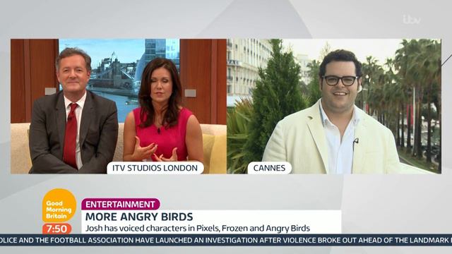 Josh Gad Talks About His Role In The Angry Birds Movie | Good Morning Britain смотреть онлайн
