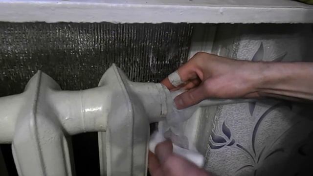 Как быстро устранить течь из батареи