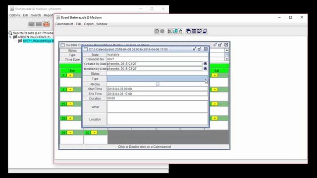 Calendar View - Sesame LIMS смотреть онлайн