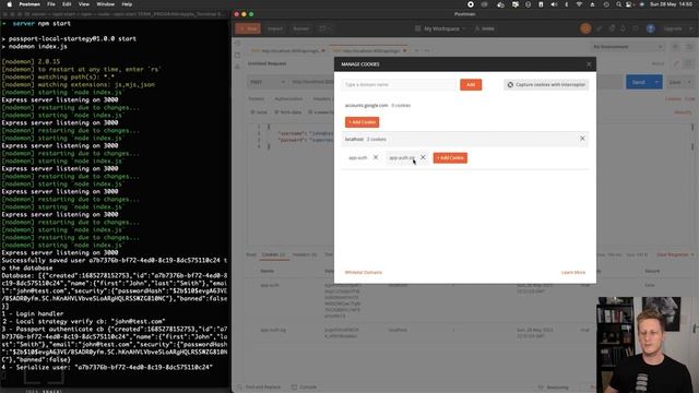 26 - Node js API + Passport - Local Authentication Strategy - The authenticated user endpoint смотреть онлайн