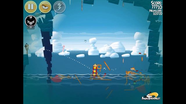 Angry Birds Seasons The Pig Days 3-7 Submarine Day 3-Star Walkthrough смотреть онлайн