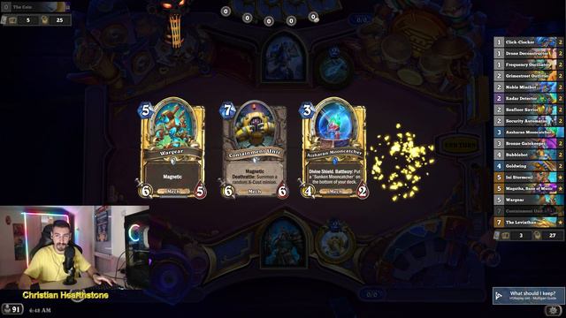 I Got 100% Winrate Vs Tier 1 Hound Hunter Deck With This Mech Paladin Deck At Titans Hearthstone смотреть онлайн