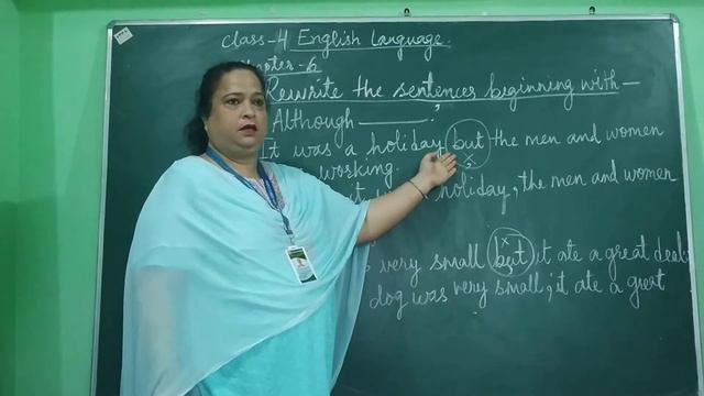 English language.. Class-4.. Chapter-6.Rewrite the sentences beginning with -Although смотреть онлайн