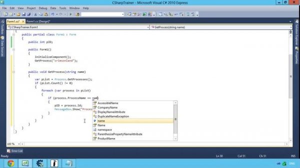 [gamehacking] Делаем трейнер на C# - Часть 1.