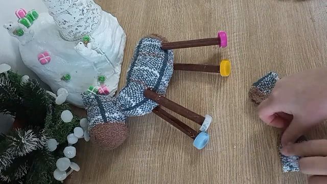 Новогодняя Игрушка из носков своими руками смотреть онлайн