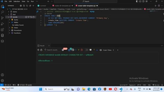 MySQL in VSCode | How to Run SQL in VS Code | Connect MySQL in Visual Studio Code смотреть онлайн