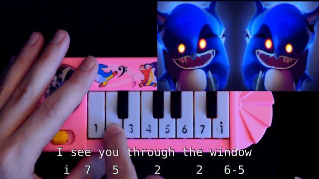 Ding Dong Hide & Seek /SONIC.EXE.EXE/ (how to play on a 1$ piano) смотреть онлайн