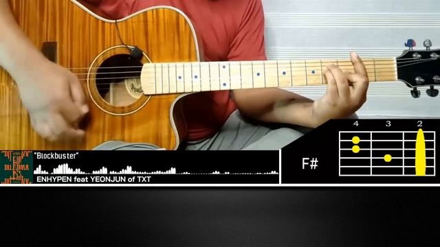 Enhypen 엔하이픈 BLOCKBUSTER 액션 영화처럼 Feat Yeonjun | Guitar Cover, Chord