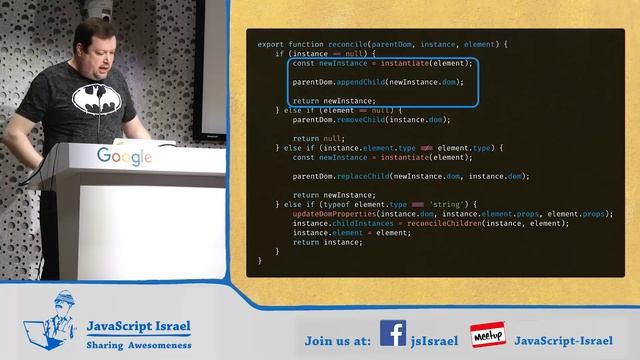 Build your own React - Alon Valadji (Hebrew) смотреть онлайн