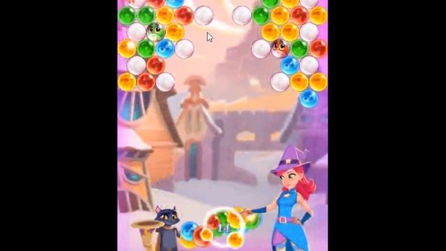 Bubble Witch Saga 3 Level 59 - NO BOOSTERS ? смотреть онлайн