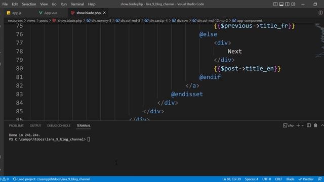 Blog ب Laravel 9 and Vue js 3 Composition API -16- (Add Vue 3 to Laravel 9 & 10) | Moroccan Darija смотреть онлайн