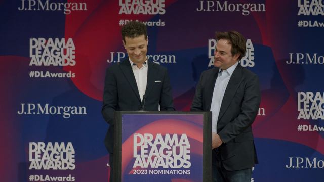 Roger Bart and Justin Guarini presenting The Drama League Nominations Announcement смотреть онлайн