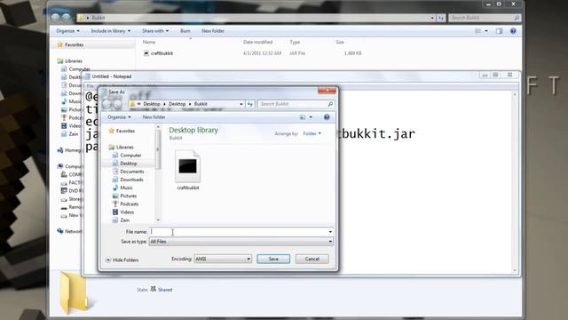 How to get Bukkit for Minecraft 1.6.4 + Port Fowarding! смотреть онлайн
