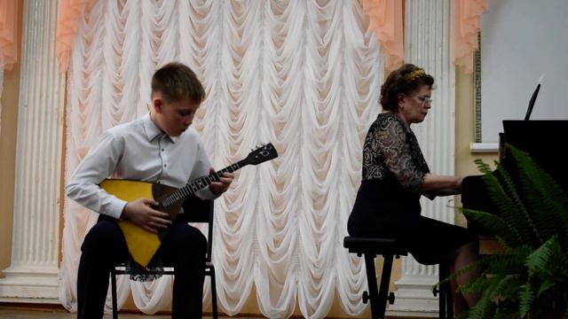 Сергеев Илья, 13 лет. р.н.п.Степь да степь кругом обр.А.Шалова смотреть онлайн