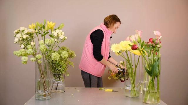 5 букетов из одного состава | Мастер-класс от Ольги Шаровой смотреть онлайн