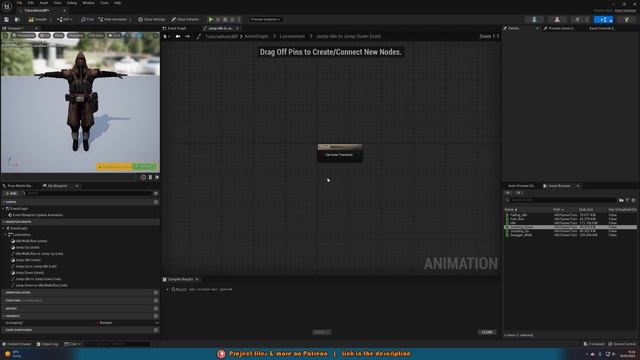 How To Make An Animation Blueprint In Unreal Engine 5.1 | How To Animate A Character - UE5 Tutorial смотреть онлайн