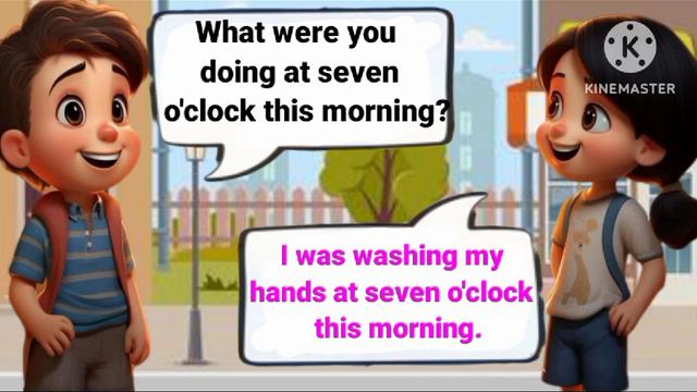 Past Continuous Tense Conversation||Video No.10||Learn To Ask Questions And Ans. смотреть онлайн