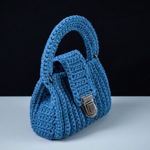 Как связать сумочку крючком просто, пошаговая инструкция