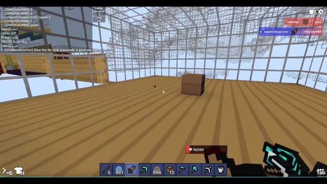 Bloxd.io WOOD SWORD PvP | 3 Rounds