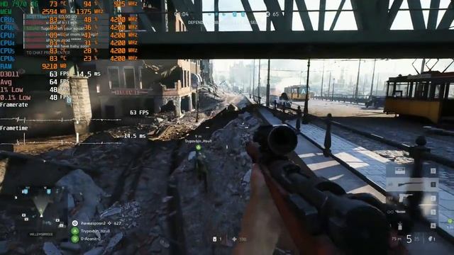Battlefield V HD 7970 (All Settings Tested) смотреть онлайн