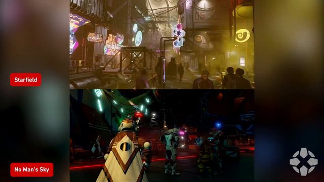 Fans Think Starfield Looks a Lot Like No Man's Sky | Side-By-Side Comparison смотреть онлайн