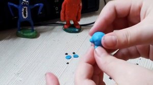 Как слепить из пластилина Сер дададу, пиявок /banban 6 / #видеолепка #banban !!👾👾