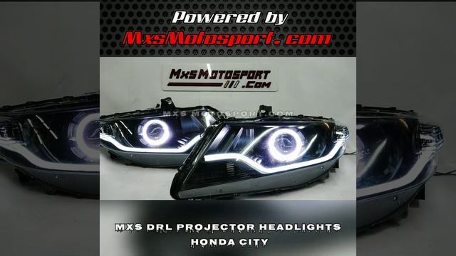 MXS DRL Projector Headlights Honda City смотреть онлайн