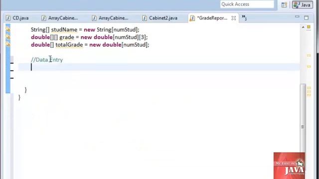 My First In Java Tutorial 29: Two dimensional array working example смотреть онлайн
