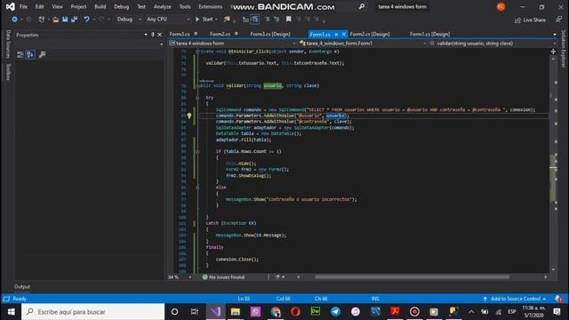 Tarea 4 C# y SQL server смотреть онлайн