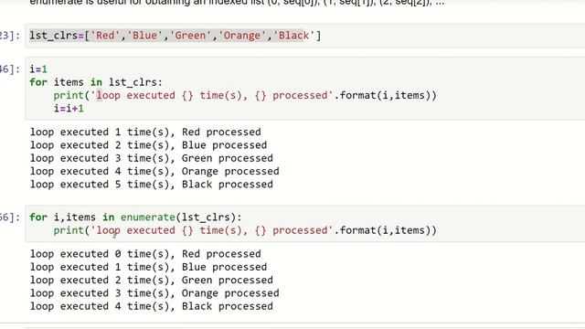 Enumerate Function in Python | Automated Counter in Loop | Indexed List смотреть онлайн
