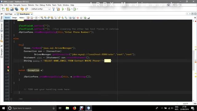 Java Database Connectivity #2 | Search Data In MySQL Table Using Java JDBC | ARBXCodex 2019 смотреть онлайн