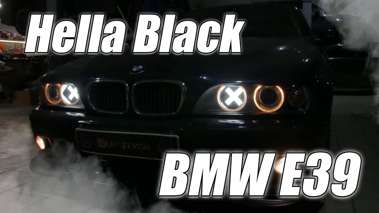 Полностью кастомные фары на BMW E39! смотреть онлайн