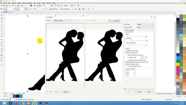 Convert JPEG to CDR in Coreldraw || Urdu | हिंदी|| #Graphic House смотреть онлайн