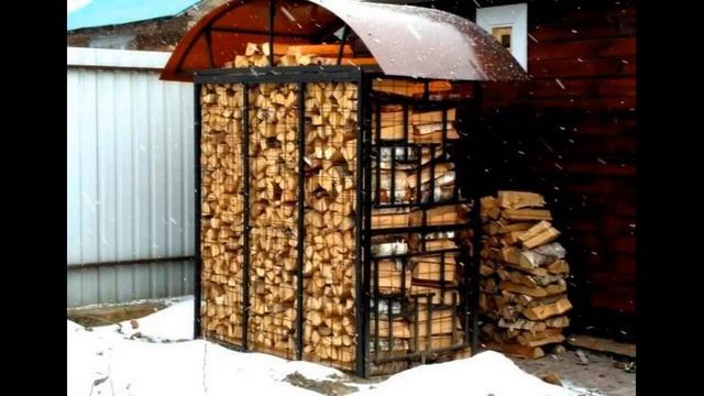 Идеи для хранения дров ОСЕНЬ 2022 / Firewood storage ideas AUTUMN 2022 смотреть онлайн