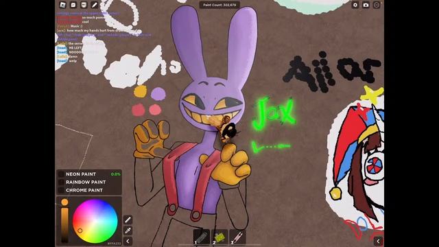 Drawing Jax on Roblox (Mic On) смотреть онлайн