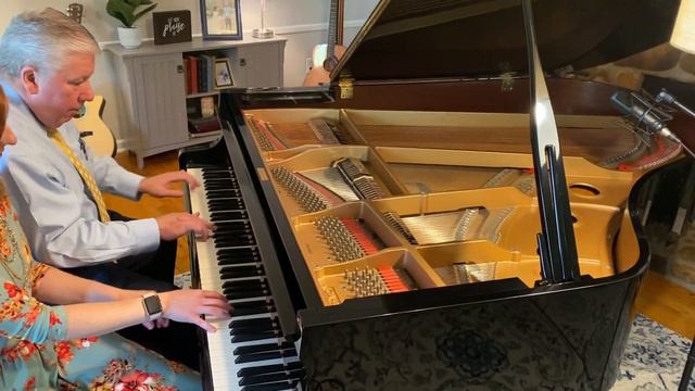 I Can Tell You the Time - Father and Daughter Piano Duet смотреть онлайн