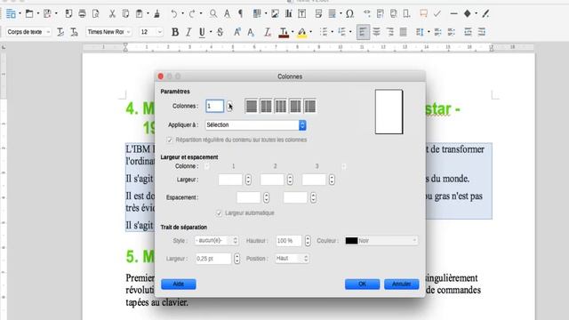 Présenter Du Texte En Colonnes Libre Office Writer 5 3 V2