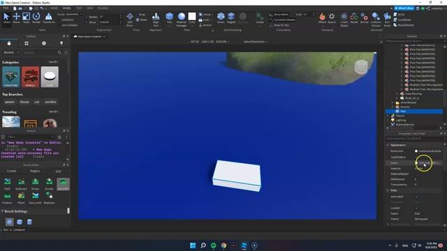 How to Change the Color of an Object in Roblox Studio | Roblox Studio Tutorials смотреть онлайн