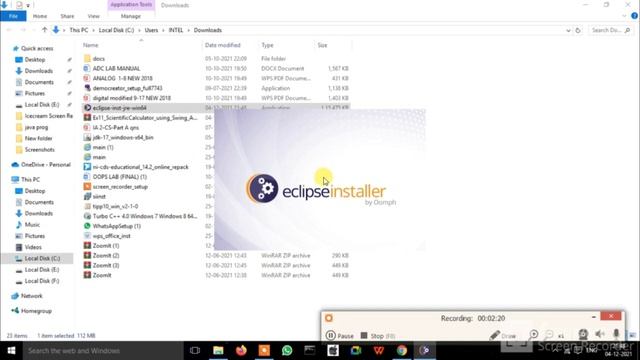 How to download Eclipse IDE java|Windows 10 |Java step by step TutorialTamil|Latest Version IDE 202 смотреть онлайн