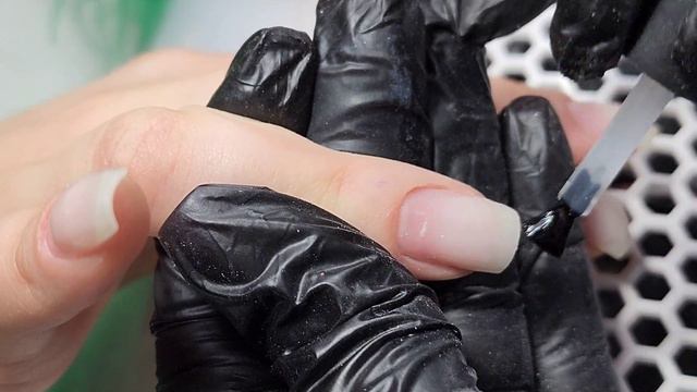 Френч _ идеальные натуральные квадрвтные ногти _ Nune Nail Master НА РУССКОМ
