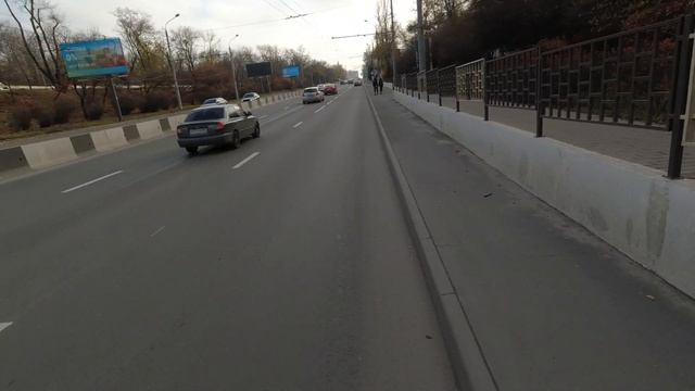 Ростов-на-Дону. Проспект Нагибина. Поездка на велосипеде. Обзор. смотреть онлайн