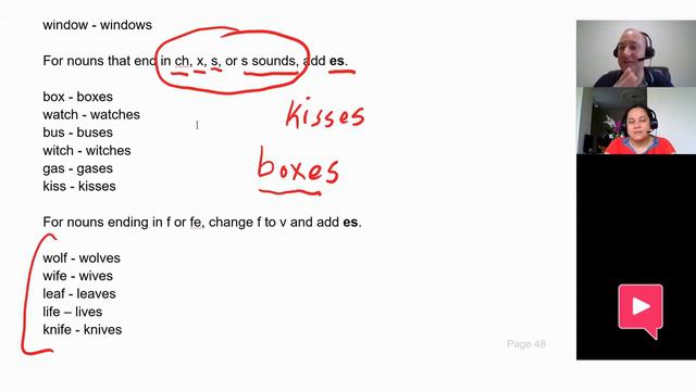 E10 Plural Collective Nouns sample lesson смотреть онлайн