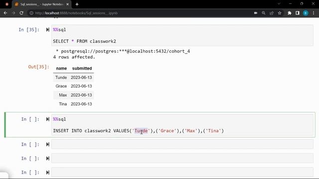 DATE & TIME (Postgres) смотреть онлайн
