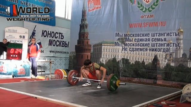17-18.09.2011 (Y-62,69.C+Jerk) Moscow Championship to 18 years смотреть онлайн