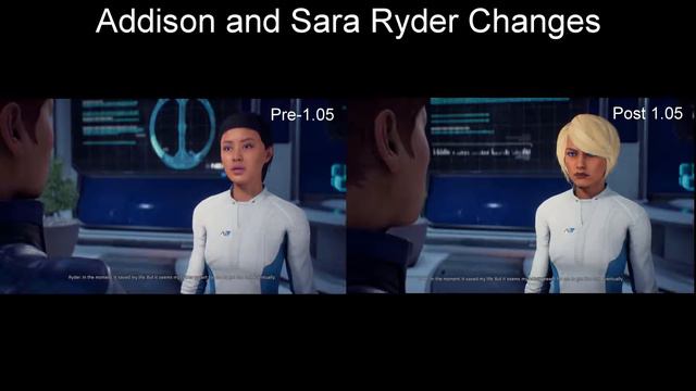 Mass Effect: Andromeda - Addison 1.05 Changes смотреть онлайн