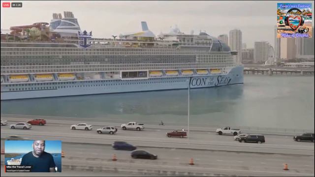 LIVE Stream of Icon of the Seas Arrival into Miami смотреть онлайн