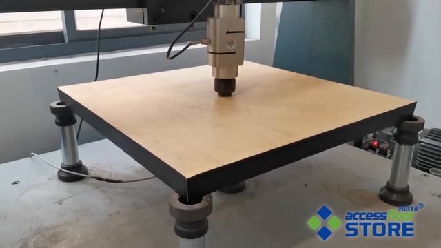 Huiya Linoleum Chipboard Raised Floor 800lbs CISCA Load Standard Test | AccessFloorStore.Com