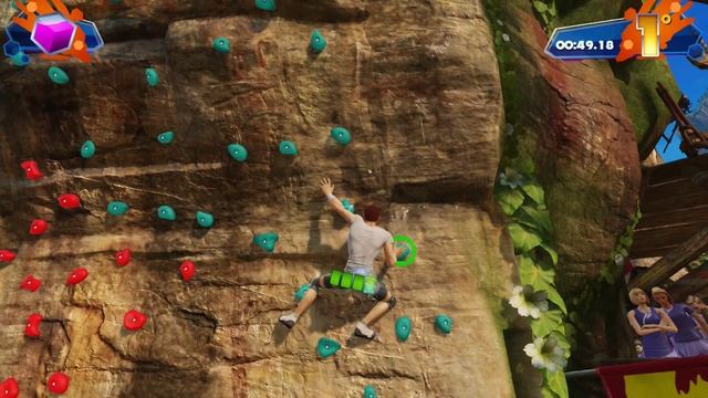 Kinect Sports Rivals - Gameplay de Escalada смотреть онлайн